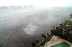 Foto tirada do 16º andar com vista da Biscayne Bay