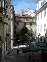 Ruas da Lisboa antiga, Chiado. Portugal outubro de 2006