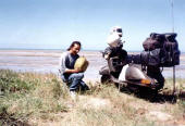 Vespa e João José em Maragogi/AL em junho de 2000